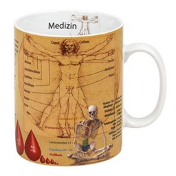 Zeige Details für Medizin Wissensbecher Henkelbecher Tasse Könitz Bild von Medizin Wissensbecher Henkelbecher Tasse Könitz
