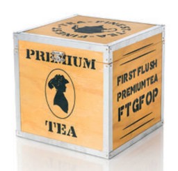 Zeige Details für Holzbox Dekobox Teekiste groß Bild von Holzbox Dekobox Teekiste groß