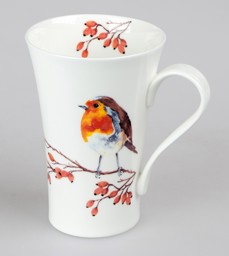 Bild von Rotkehlchen Robin Roy Kirkham Jumbobecher Tasse