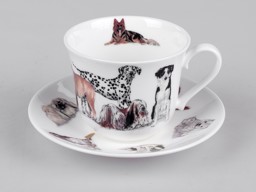 Zeige Details für Dogs Galore Hunde Roy Kirkham Teetassen Jumbo mit Untertasse Bild von Dogs Galore Hunde Roy Kirkham Teetassen Jumbo mit Untertasse