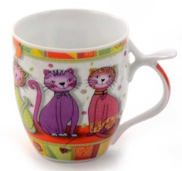 Zeige Details für Becher Evi Katzen Cha Cult Bild von Becher Evi Katzen Cha Cult