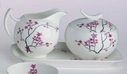 Zeige Details für Milchkännchen und Zuckerdose Cherry Blossom Bild von Milchkännchen und Zuckerdose Cherry Blossom