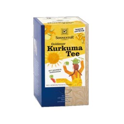 Zeige Details für Goldener Kurkuma Tee bio, Aufgußbeutel, Sonnentor Bild von Goldener Kurkuma Tee bio, Aufgußbeutel, Sonnentor