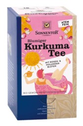 Zeige Details für Blumiger Kurkuma Tee bio, Aufgußbeutel, Sonnentor Bild von Blumiger Kurkuma Tee bio, Aufgußbeutel, Sonnentor