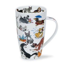 Zeige Details für Dunoon Barking Mad Hunde Jumbobecher Henley Tasse Mug Bild von Dunoon Barking Mad Hunde Jumbobecher Henley Tasse Mug