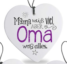 Zeige Details für Herz mit Spruch Oma Bild von Herz mit Spruch Oma