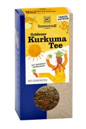Zeige Details für Goldener Kurkuma Tee lose bio Sonnentor Bild von Goldener Kurkuma Tee lose bio Sonnentor