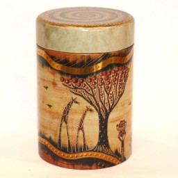 Zeige Details für Teedose African Life Giraffen für 500g Tee Bild von Teedose African Life Giraffen für 500g Tee