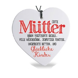 Zeige Details für Herz mit Spruch gute Mütter glückliche Kinder Bild von Herz mit Spruch gute Mütter glückliche Kinder