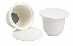 Zeige Details für Blanca Teefilter Porzellan und Edelstahl Bild von Blanca Teefilter Porzellan und Edelstahl