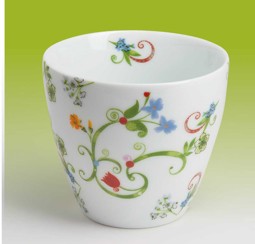 Zeige Details für Fleurette Becher Tasse ohne Henkel Coppje Bild von Fleurette Becher Tasse ohne Henkel Coppje