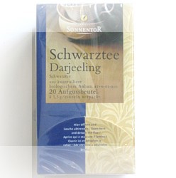 Zeige Details für Darjeeling bio, schwarzer Tee, Aufgußbeutel, Sonnentor Bild von Darjeeling bio, schwarzer Tee, Aufgußbeutel, Sonnentor