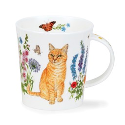 Zeige Details für Floral Cats ginger Dunoon Tasse Lomond Fine Bone China Bild von Floral Cats ginger Dunoon Tasse Lomond Fine Bone China