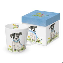 Bild von Bobby Hund Porzellanbecher mit Geschenkkarton Trendmug