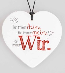 Zeige Details für Herz mit Spruch Für immer Bild von Herz mit Spruch Für immer