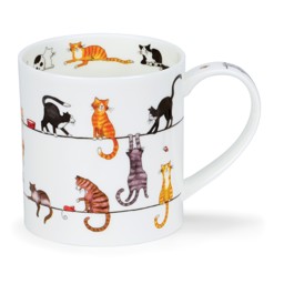 Zeige Details für Dunoon Tasse Live Wires Cat Katzen Orkney Bild von Dunoon Tasse Live Wires Cat Katzen Orkney
