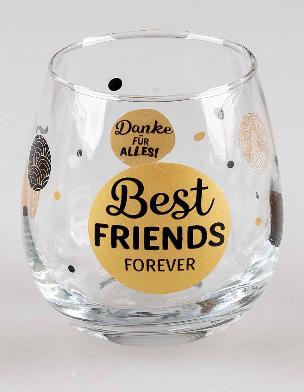 Bild von Glas mit Spruch Best Friends forever