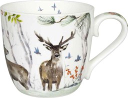 Zeige Details für Winter Deer Henkelbecher Könitz Bone China Bild von Winter Deer Henkelbecher Könitz Bone China