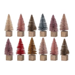 Zeige Details für Ovie Weihnachtsbaum 12er Set mehrfarbig Bild von Ovie Weihnachtsbaum 12er Set mehrfarbig