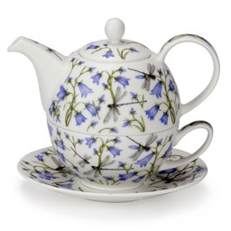 Zeige Details für Tea For One Set Dovedale Harebell Glockenblume Fine Bone China Bild von Tea For One Set Dovedale Harebell Glockenblume Fine Bone China