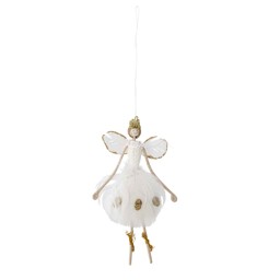 Zeige Details für Nate Fee Ornament, weiß, Federn Bild von Nate Fee Ornament, weiß, Federn