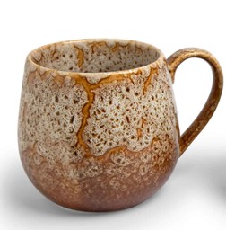 Zeige Details für Gustl Henkelbecher Porzellan sand/braun Bild von Gustl Henkelbecher Porzellan sand/braun