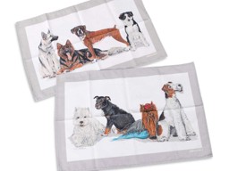 Zeige Details für Geschirrtuch 2er Set Dogs Galore Roy Kirkham Bild von Geschirrtuch 2er Set Dogs Galore Roy Kirkham