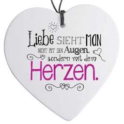 Zeige Details für Herz mit Spruch Liebe sieht nicht mit den Augen Bild von Herz mit Spruch Liebe sieht nicht mit den Augen