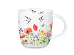 Zeige Details für Roy Kirkham Wildflowers Kaffeebecher Tasse  Bild von Roy Kirkham Wildflowers Kaffeebecher Tasse
