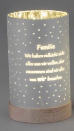 Zeige Details für Deko-Licht LED weiß 15 cm - Motiv Baum - Familie zusammen sind wir alles Bild von Deko-Licht LED weiß 15 cm - Motiv Baum - Familie zusammen sind wir alles