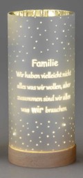 Zeige Details für Deko-Licht LED weiß 20 cm - Motiv Baum - Familie zusammen sind wir alles Bild von Deko-Licht LED weiß 20 cm - Motiv Baum - Familie zusammen sind wir alles