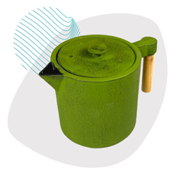 Zeige Details für Chiisana Teekanne aus Gusseisen olive grün 0,9L Bild von Chiisana Teekanne aus Gusseisen olive grün 0,9L