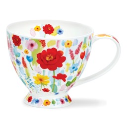 Zeige Details für Dunoon Tasse Skye Floral Burst rot Jumbobecher Bild von Dunoon Tasse Skye Floral Burst rot Jumbobecher