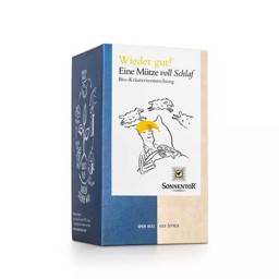 Zeige Details für Eine Mütze voll Schlaf - wieder gut! bio, Aufgußbeutel, Sonnentor Bild von Eine Mütze voll Schlaf - wieder gut! bio, Aufgußbeutel, Sonnentor