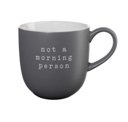 Bild von Not a Morning Person hey! Henkelbecher Tasse ASA 0,35L