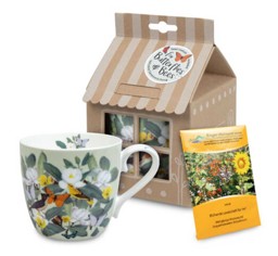 Zeige Details für Magnolia Bloom mit Blumensamen im Geschenkkarton Henkelbecher Könitz Bild von Magnolia Bloom mit Blumensamen im Geschenkkarton Henkelbecher Könitz