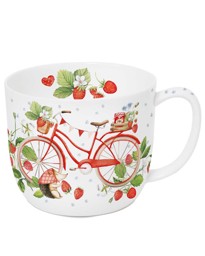 Zeige Details für Jumbobecher Erdbeerpicknick 700 ml Bone China  Bild von Jumbobecher Erdbeerpicknick 700 ml Bone China