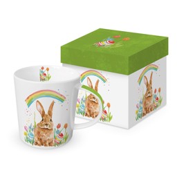 Zeige Details für Rainbow Rabbit Hase Trendmug Porzellanbecher mit Geschenkkarton Bild von Rainbow Rabbit Hase Trendmug Porzellanbecher mit Geschenkkarton