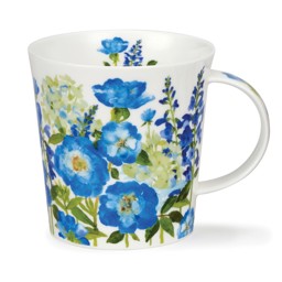 Zeige Details für Dunoon Tasse Flower Garden blue Lomond Bild von Dunoon Tasse Flower Garden blue Lomond