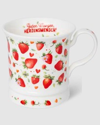 Zeige Details für Erdbeerchen Herzensmensch Haferl Becher 300 ml Fine Bone China  Bild von Erdbeerchen Herzensmensch Haferl Becher 300 ml Fine Bone China
