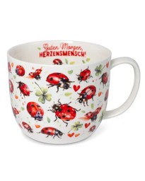 Zeige Details für Jumbobecher Marienkäferflug Herzensmensch 700 ml Fine Bone China  Bild von Jumbobecher Marienkäferflug Herzensmensch 700 ml Fine Bone China