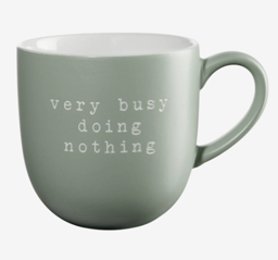 Zeige Details für Very busy doing nothing hey! Henkelbecher Tasse ASA 0,35L Bild von Very busy doing nothing hey! Henkelbecher Tasse ASA 0,35L