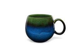 Zeige Details für MAOCI Jumbotasse Farbverlauf grün blau Keramik 0,5 L Bild von MAOCI Jumbotasse Farbverlauf grün blau Keramik 0,5 L
