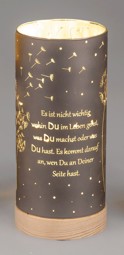 Zeige Details für Deko-Licht LED grau 20 cm - Motiv Pusteblume - wen du an deiner Seite hast Bild von Deko-Licht LED grau 20 cm - Motiv Pusteblume - wen du an deiner Seite hast
