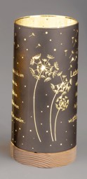 Zeige Details für Deko-Licht LED grau 20 cm - Motiv Pusteblume - Leben ist nicht einfach Bild von Deko-Licht LED grau 20 cm - Motiv Pusteblume - Leben ist nicht einfach
