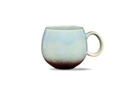 Zeige Details für MAOCI Jumbotasse hellblau weiß rot Keramik 0,5 L Bild von MAOCI Jumbotasse hellblau weiß rot Keramik 0,5 L