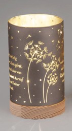 Zeige Details für Deko-Licht LED grau 15 cm - Motiv Pusteblume - wen du an deiner Seite hast Bild von Deko-Licht LED grau 15 cm - Motiv Pusteblume - wen du an deiner Seite hast