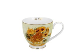 Zeige Details für DUO Becher mit Fuß Sunflowers van Gogh Porzellan 0,53 L Bild von DUO Becher mit Fuß Sunflowers van Gogh Porzellan 0,53 L