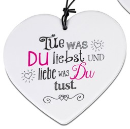 Zeige Details für Herz mit Spruch Tue was du liebst Bild von Herz mit Spruch Tue was du liebst