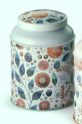 Zeige Details für Teedose Linnea green für 175g Tee Bild von Teedose Linnea green für 175g Tee